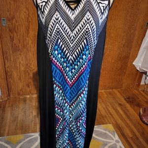 Susan Graver Plus Maxi Dress 2x